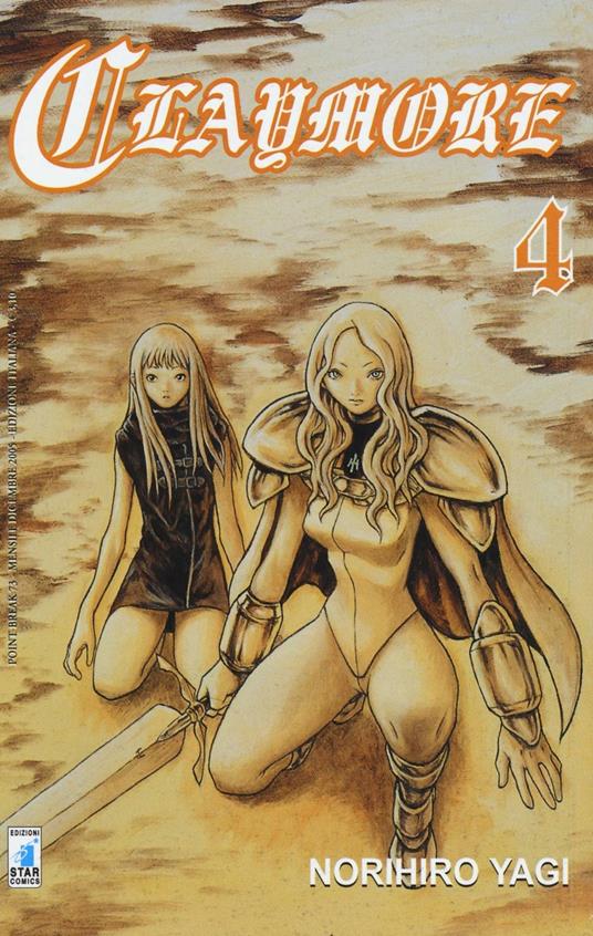 Claymore. Vol. 4 - Norihiro Yagi - copertina