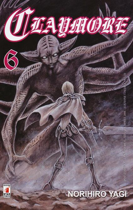 Claymore. Vol. 6 - Norihiro Yagi - copertina