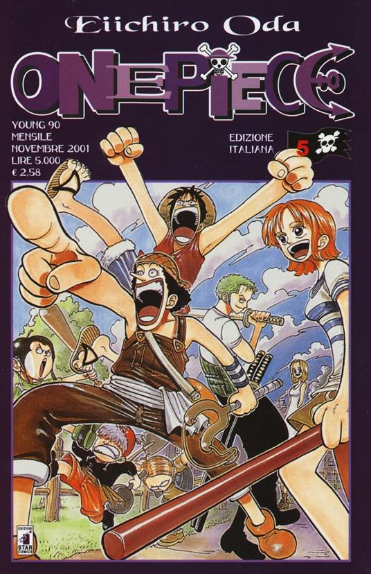 One piece. Vol. 5 - Eiichiro Oda - copertina