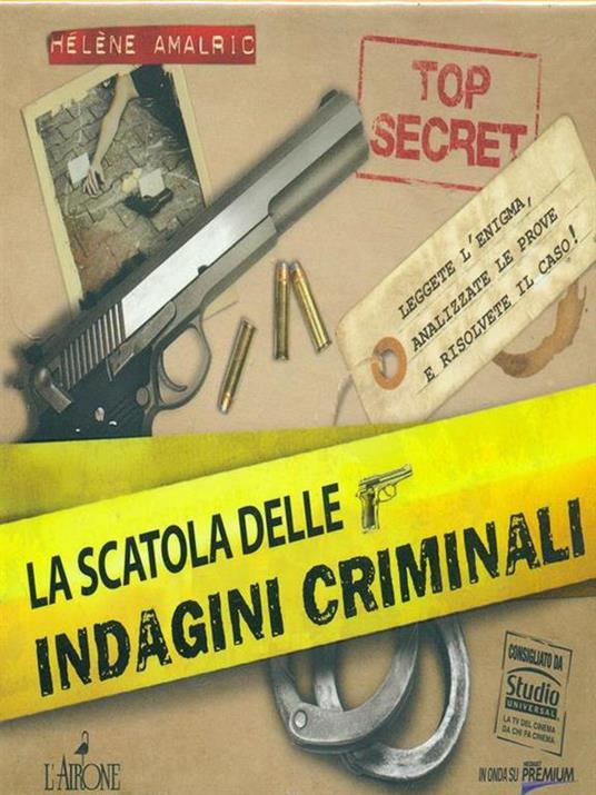 La scatola delle indagini criminali. Con Carte - Hélène Amalric - copertina