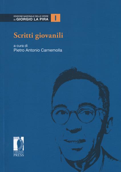 Scritti giovanili - copertina