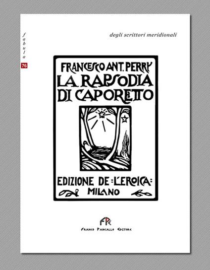 La rapsodia di Caporetto - Francesco Perri - copertina