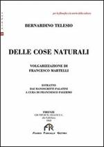 Delle cose naturali