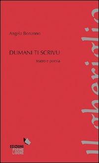 Dumani ti scrivu - Angela Bonanno - copertina