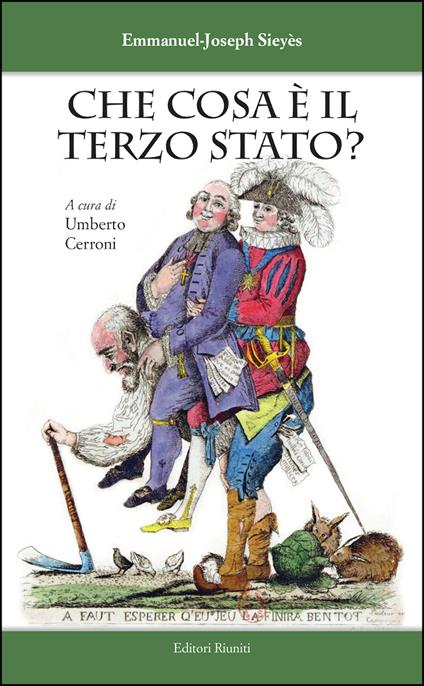 Che cosa è il Terzo Stato? - Emmanuel-Joseph Sieyès - copertina