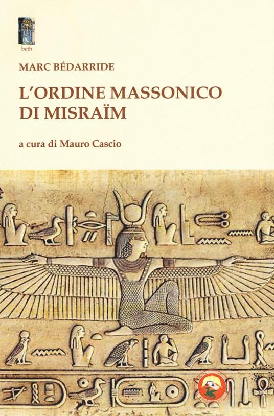 L'Ordine massonico di Misraïm - Marc Bédarride - copertina