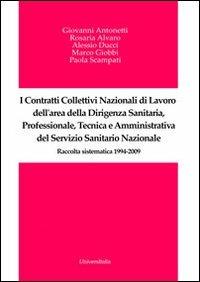 I contratti collettivi nazionali di lavoro dell'area della dirigenza santaria, professionale, tecnica e amministrativa del servizio sanitario nazionale - copertina