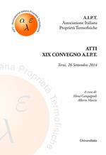 Atti 20° Convegno A.I.P.T. (Terni, 26 settembre 2014)