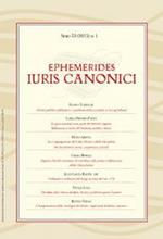 Ephemerides Iuris canonici (2012). Vol. 1