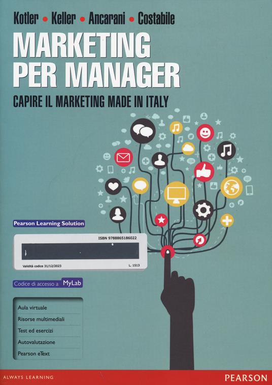 Marketing per manager. Capire il marketing made in Italy - copertina