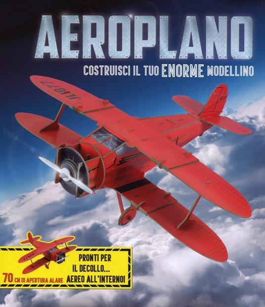 Aeroplano. Costruisci il tuo enorme modellino. Con gadget - Ben Hubbard - copertina