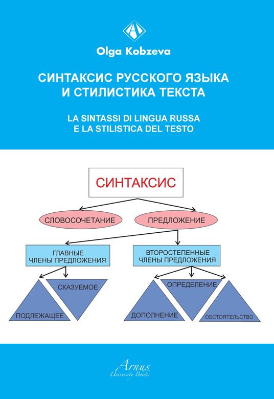 La sintassi di lingua russa e la stilistica del testo - Olga Kobzeva - copertina