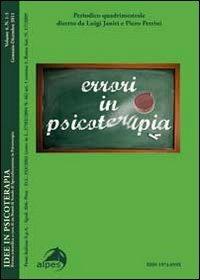 Idee in psicoterapia. Vol. 4: Errori in psicoterapia. - copertina