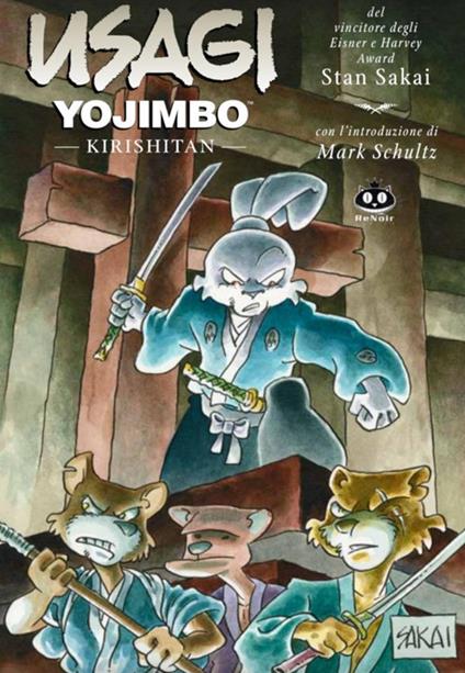 Kirishitan. Usagi Yojimbo - Stan Sakai - copertina