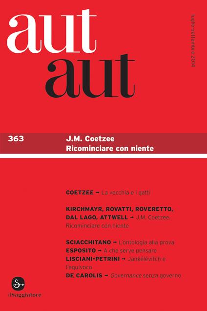 aut aut 363 - AA.VV. - ebook