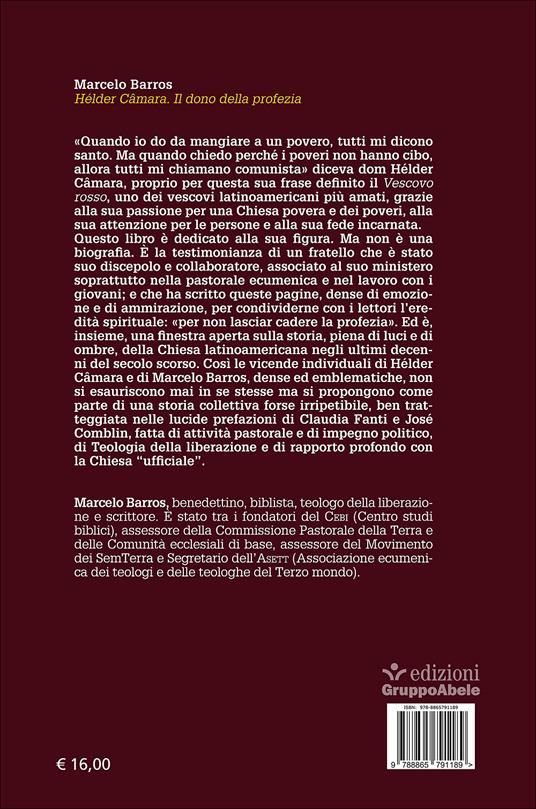 Hélder Câmara. Il dono della profezia - Marcelo Barros - 2