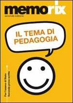 Il tema di pedagogia