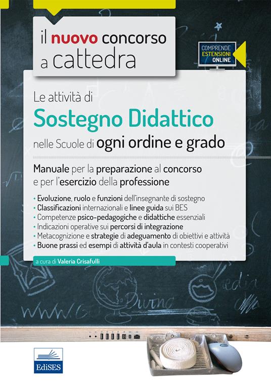 CC 3/2 Le attività di sostegno didattico nella scuola dell'infanzia e primaria. Manuale per la preparazione al concorso e per l'esercizio.. Con espansione online - copertina