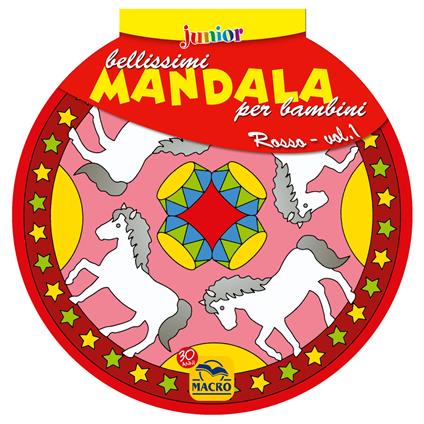 Bellissimi mandala per bambini. Vol. 1: Volume rosso - copertina