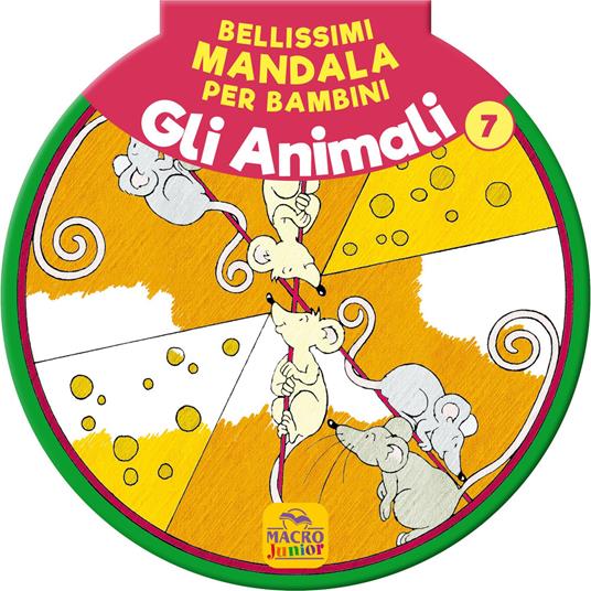 Bellissimi mandala per bambini. Vol. 7: Gli animali - copertina