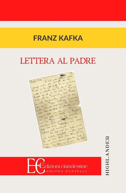 Lettera al padre - Franz Kafka - copertina