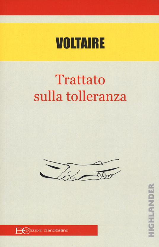 Il trattato sulla tolleranza - Voltaire - copertina