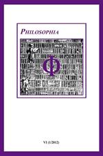 Philosophia. Bollettino della società italiana di storia della filosofia (2012). Vol. 6