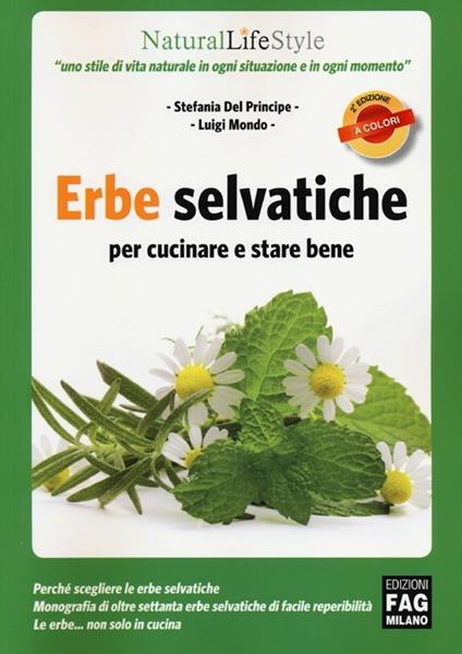 Erbe selvatiche per cucinare e stare bene - Stefania Del Principe,Luigi Mondo - copertina