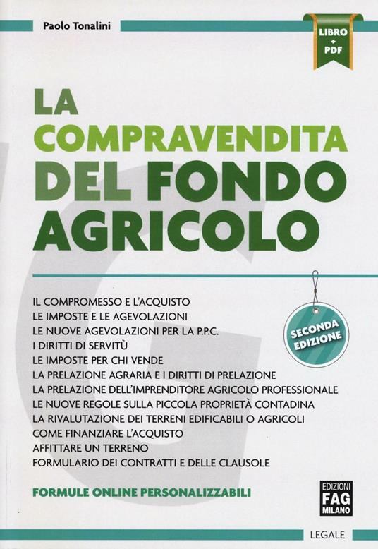 La compravendita del fondo agricolo. Con Contenuto digitale per download e accesso on line - Paolo Tonalini - copertina