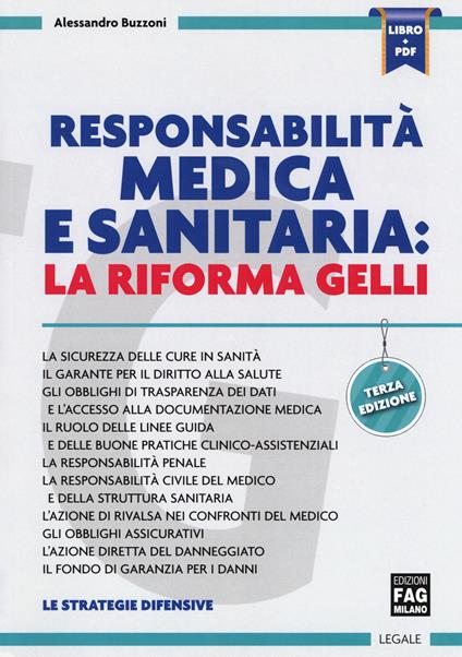 Responsabilità medica e sanitaria. La riforma Gelli - Alessandro Buzzoni - copertina