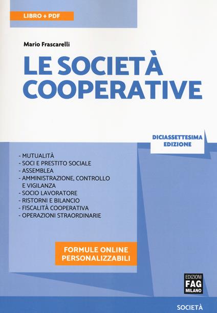 Le società cooperative. Con e-book. Con espansione online - Mario Frascarelli - copertina