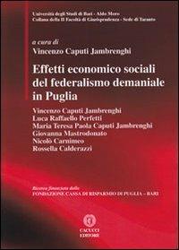 Effetti economico sociali del federalismo demaniale in Puglia - copertina