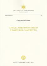 Annullamento d'ufficio e sorte del contratto