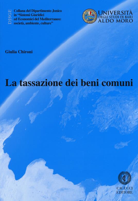 La tassazione dei beni comuni - Giulia Chironi - copertina