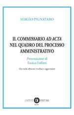 Il commissario «ad acta» nel quadro del processo amministrativo