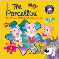 I tre porcellini. Con 6 puzzle - copertina