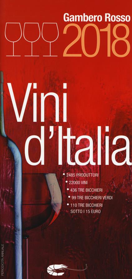 Vini d'Italia del Gambero Rosso 2018 - copertina