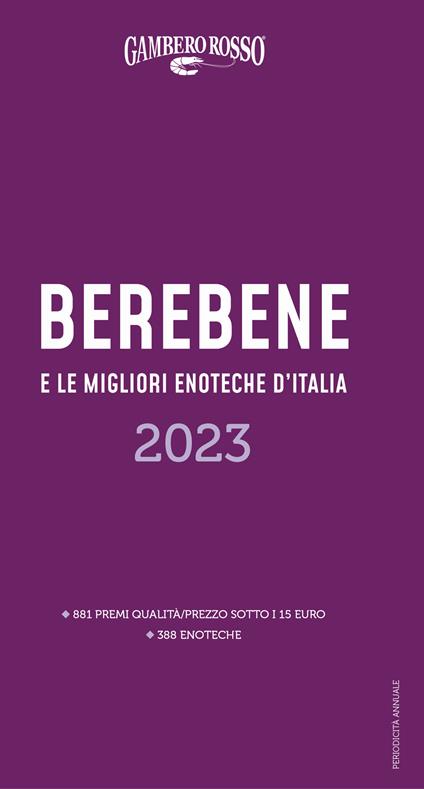 Berebene e le migliori enoteche d'Italia 2023 - copertina