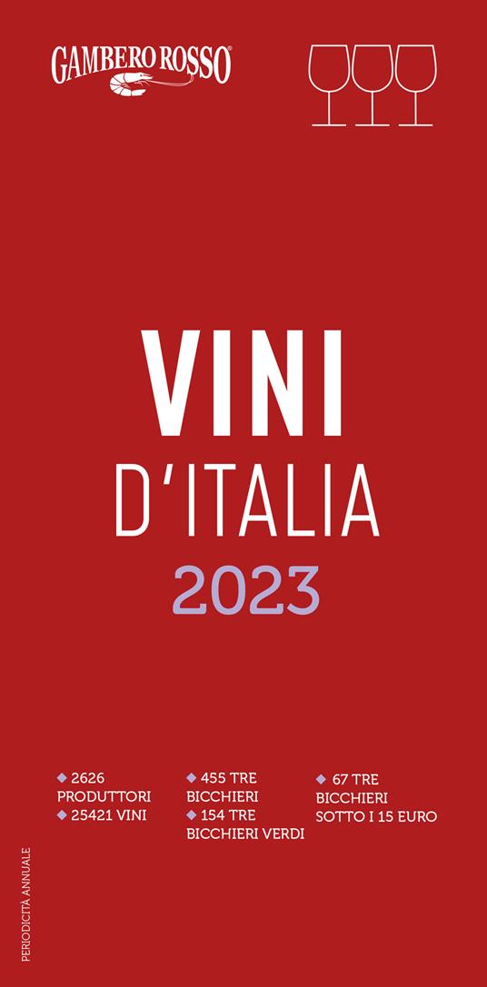 Vini d'Italia del Gambero Rosso 2023 - copertina