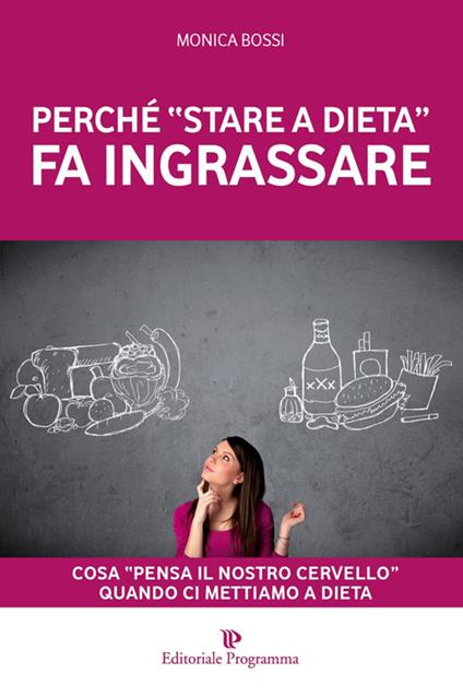 Perché «stare a dieta» fa ingrassare. Cosa «pensa il nostro cervello» quando ci mettiamo a dieta - Monica Bossi - copertina