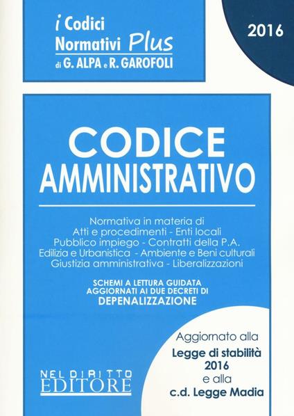 Codice amministrativo - Cristiana Apostolo - copertina