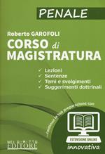 Corso di  magistratura. Penale. Con aggiornamento online