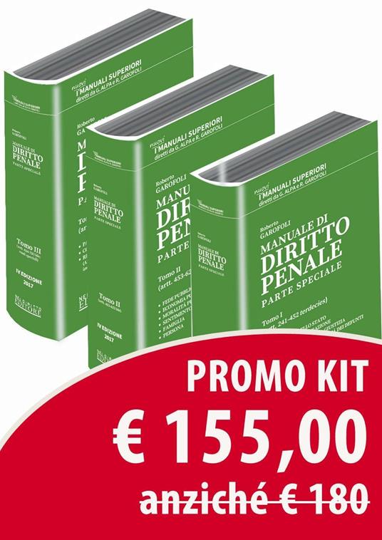 Manuale di diritto penale. Parte speciale. Vol. 3: Artt. 624-733 bis: reati speciali. - Roberto Garofoli - copertina