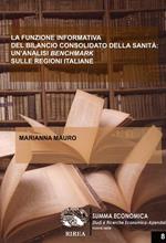 La funzione informativa del bilancio consolidato della sanità: un'analisi Benchmark sulle regioni italiane