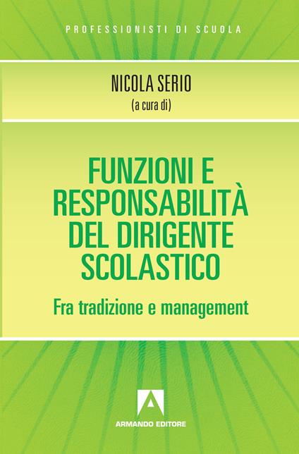 Funzioni e responsabilità del dirigente scolastico - copertina