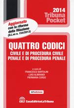 Quattro codici. Civile e di procedura civile, penale e di procedura penale