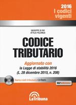 Codice tributario. Con CD-ROM