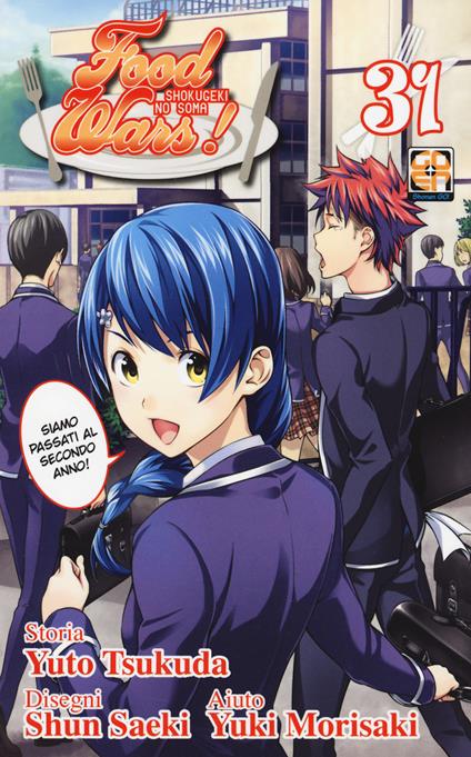 Food wars!. Vol. 31 - Yuto Tsukuda,Shun Saeki,Yuki Morisaki - copertina