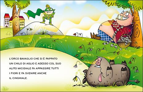 Supermentino e l'orco puzzolente. Una storia in 5 minuti! Ediz. a colori - Giuditta Campello - 4