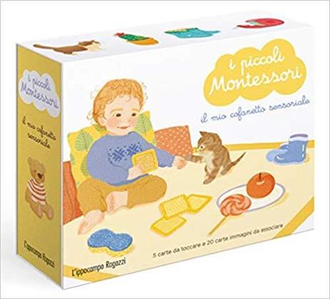 I piccoli Montessori. Il mio cofanetto sensoriale. Con Prodotti vari -  Delphine Roubieu - Libro - L'Ippocampo Ragazzi 